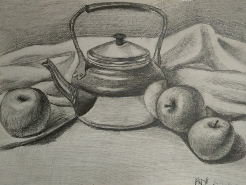 素描静物
